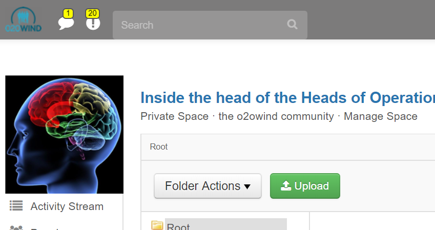 Inside the head of the Heads of Operations - Library