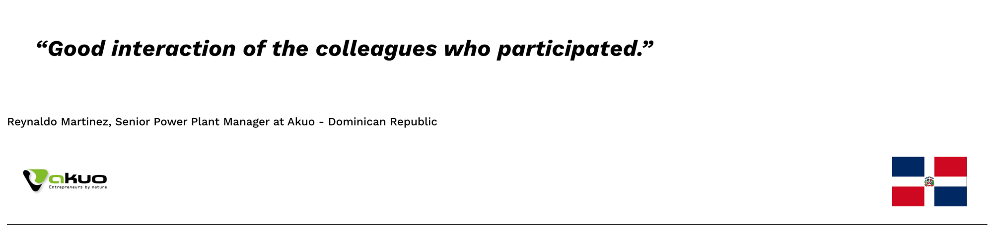 Reynaldo Martinez, Senior Power Plant Manager at Akuo Reynaldo Martinez, Senior Power Plant Manager at Akuo