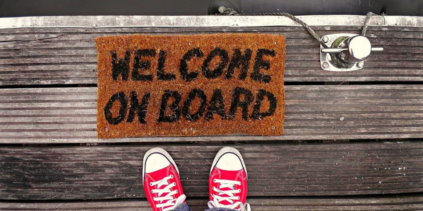 Welcome onboard